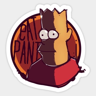 eat pant meme Sticker